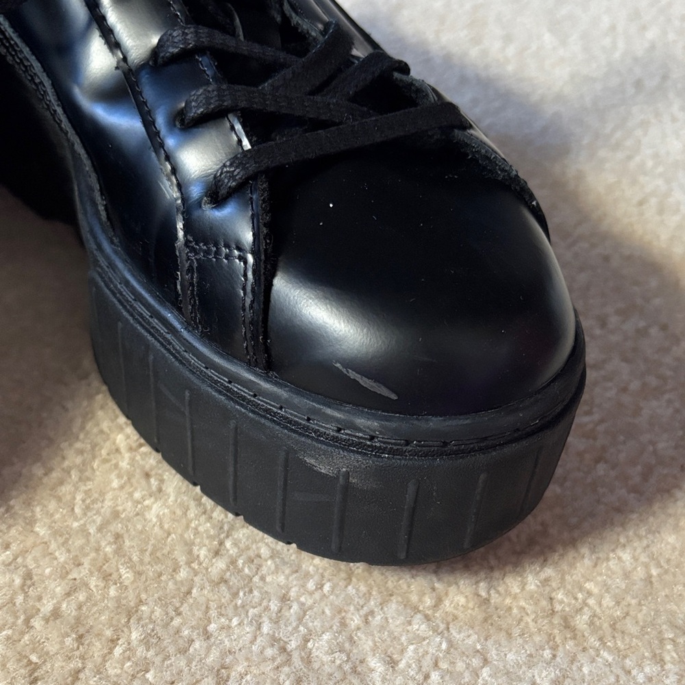 Puma x Dua Lipa Mayze Black Chunky Sole Sneakers (FITS NARROW) - Picture 5 of 13